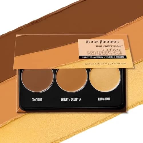 Black Radiance True Complexion Crème Contour Palette Light to Medium | Defines, Sculpts, Highlights thumbnail 1