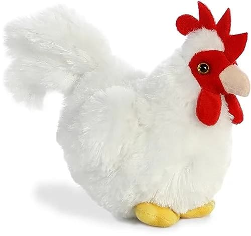 Aurora Mini Flopsie Chicken Plush Toy 10 cm (4") | Soft & Adorable Stuffed Animal thumbnail 1