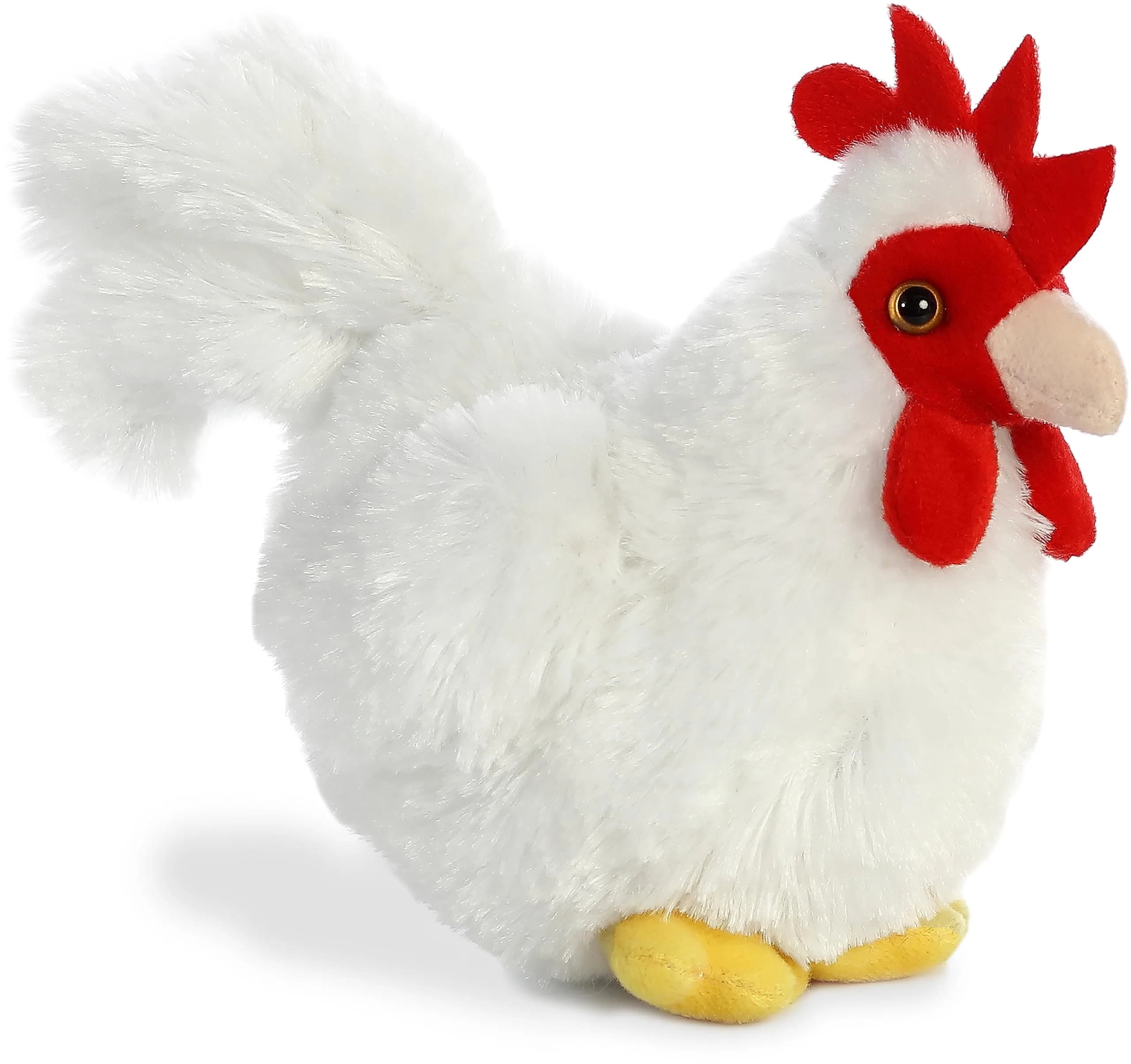 Aurora Mini Flopsie Chicken Plush Toy 10 cm (4") | Soft & Adorable Stuffed Animal