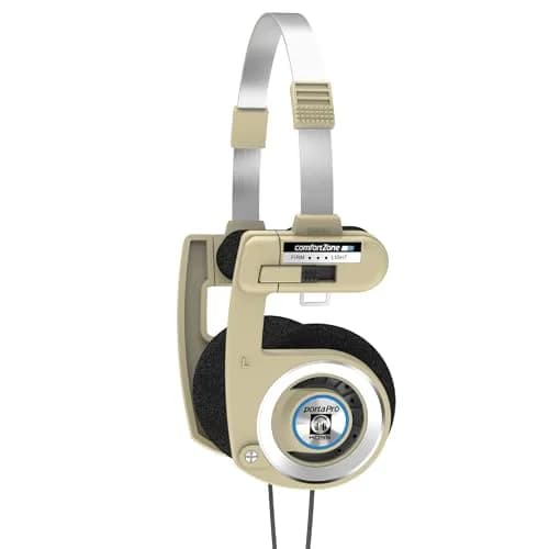 Koss Porta Pro Limited Edition On-Ear Headphones Rhythm Beige | Legendary Sound & Design with Inline Mic thumbnail 1