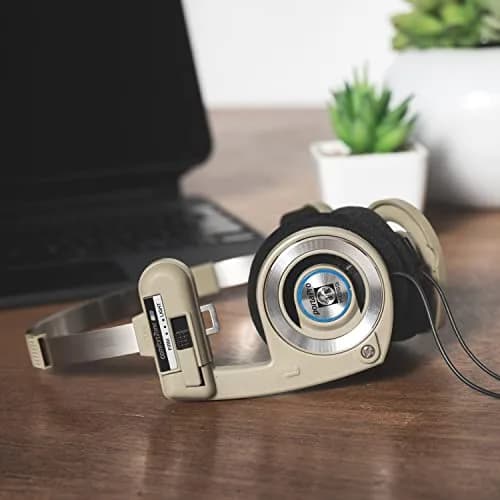 Koss Porta Pro Limited Edition On-Ear Headphones Rhythm Beige | Legendary Sound & Design with Inline Mic thumbnail 8