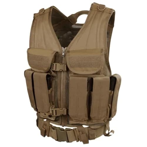 Condor Tactical Vest Coyote Brown | Adjustable, Breathable & Modular for Military & Outdoor Use thumbnail 1