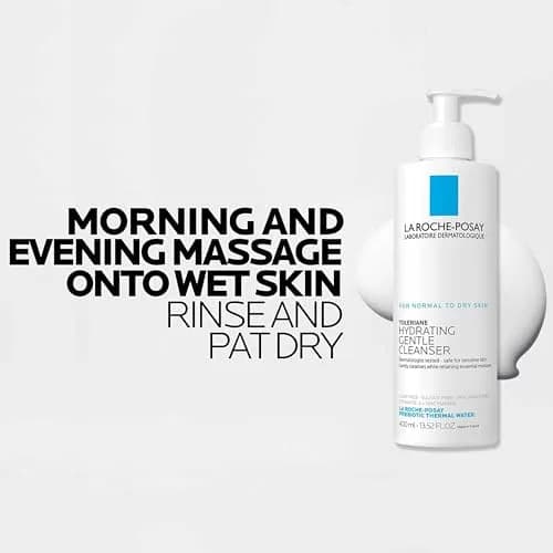 La Roche-Posay Toleriane Hydrating Gentle Face Cleanser (400ml) | Daily Facial Cleanser for Sensitive Skin thumbnail 8