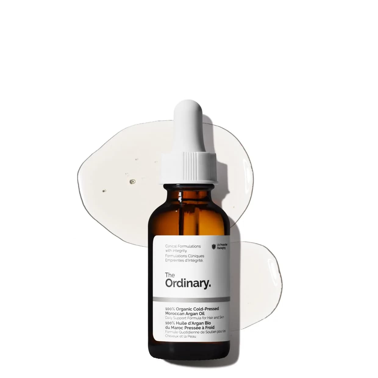 The Ordinary 100% Organic Cold-Pressed Moroccan Argan Oil 30ml (1 Fl Oz) | Nourishing Skin & Hair Treatment
