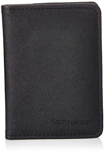 Samsonite RFID Passport Wallet Black | Slim RFID Protected Travel Accessory thumbnail 1