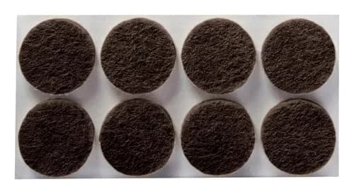 Scotch Felt Pads, 32 Pads, Circle, Brown, 1 in x 1 in | Protects Hardwood & Tile Floors thumbnail 2