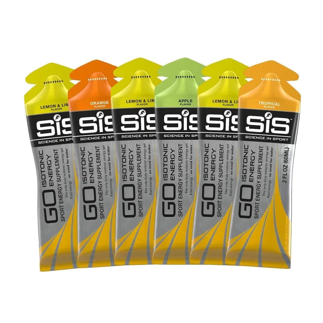 Science in Sport SiS GO Isotonic Energy Variety Pack, 2 Fl Oz (6 Pack) | Fast-Absorbing, Low Sugar Sports Gel for Endurance & Energy