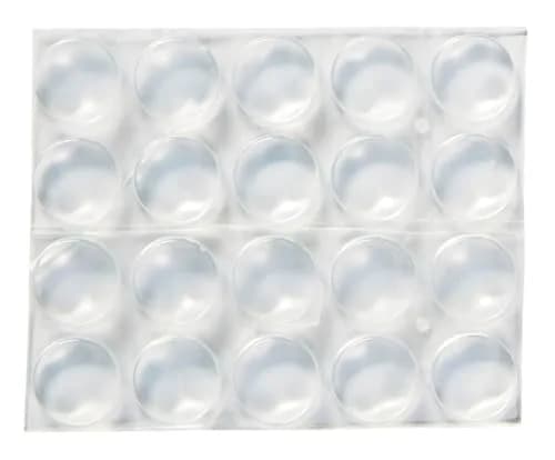 Scotch Clear Adhesive Bumper Pads 20 PCS, Self-Stick Rubber Pads 1/2" Round | Protect Cabinets & Drawers thumbnail 2