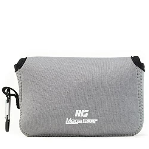 MegaGear Fujifilm X100F, X100T, X100S Camera Case | Ultra Light Neoprene, Carabiner, Gray thumbnail 1