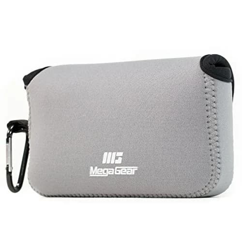 MegaGear Fujifilm X100F, X100T, X100S Camera Case | Ultra Light Neoprene, Carabiner, Gray thumbnail 7