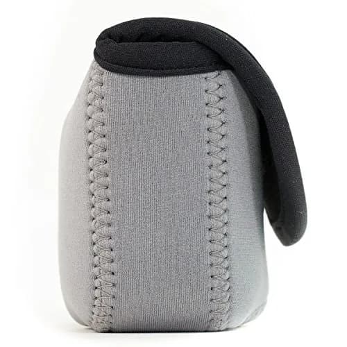 MegaGear Fujifilm X100F, X100T, X100S Camera Case | Ultra Light Neoprene, Carabiner, Gray thumbnail 8