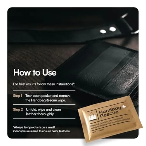 Boot Rescue Natural Surface Cleaning Wipes 10 Count | Keep Leather Handbags Soft & Supple thumbnail 7