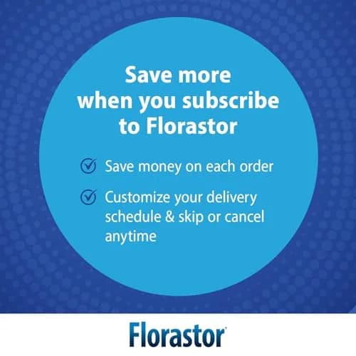 Florastor Probiotic for Digestive & Immune Support | 100 Vegetarian Capsules, Gluten-Free, Saccharomyces boulardii thumbnail 5