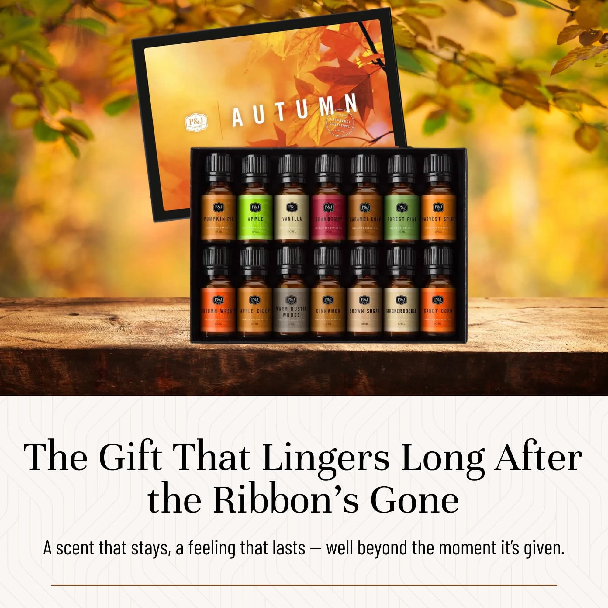 P&J Trading Autumn Fragrance Oil Set for Candle & Soap Making, 14 x 10ml Bottles | IFRA Certified Master Perfumer Formulations thumbnail 5
