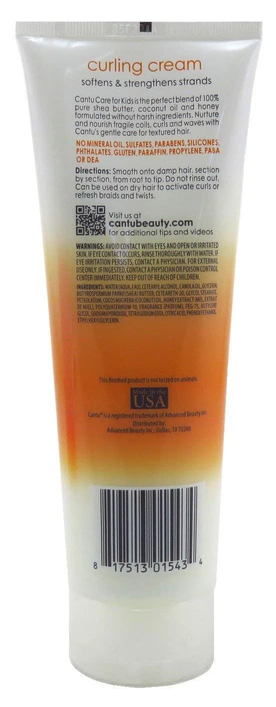 Cantu Care for Kids Curling Cream, 236ml (8 Fl Oz) Pack of 3 | Defines Curls, Fights Frizz thumbnail 3