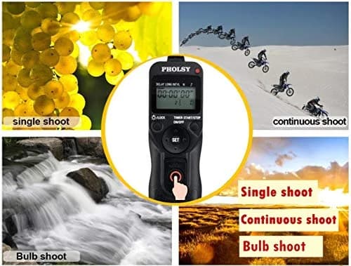 PHOLSY P6 Timer Remote Control Cable with Intervalometer for Panasonic | Long Exposure & Time-Lapse thumbnail 2