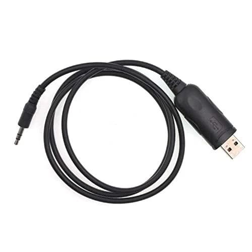 Yi Zhan Tong WIN10-USB-KT8900 USB Programming Cable for QYT KT-8900/KT-7900D/KT-980, Black | Compatible with Win10 System - main product image