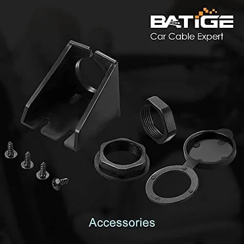 BATIGE USB 3.0 Male to Female AUX Car Mount Flush Cable 3ft | Waterproof Car Extension thumbnail 9