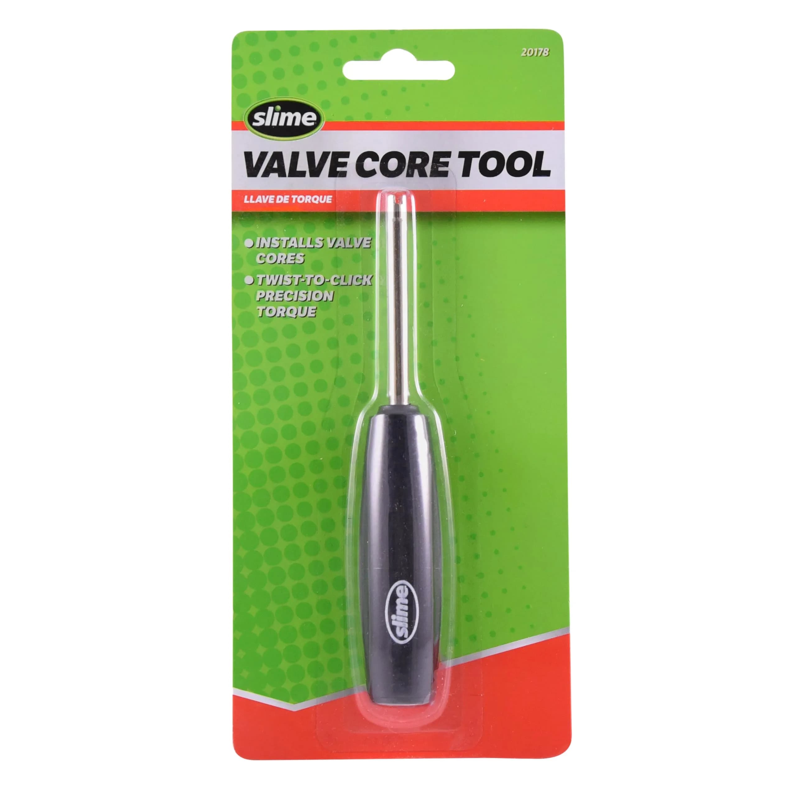 Slime Valve Core Torque Tool | Avoid TPMS Damage, Easy Valve Core Removal & Installation