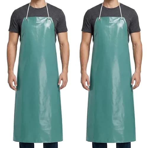 Xpose Safety Heavy Duty Vinyl Apron 2 Pack (90cm x 114cm) | Waterproof & Chemical Resistant for Home & Industrial Use thumbnail 1