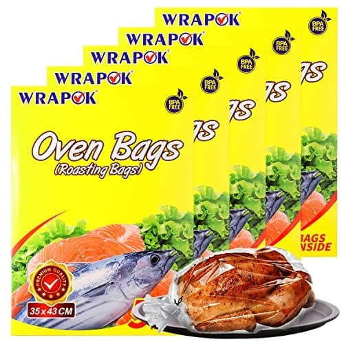 WRAPOK Food Storage Bags Medium Size Roasting Baking Bag 14 x 17 Inch Pack of 25 thumbnail 1