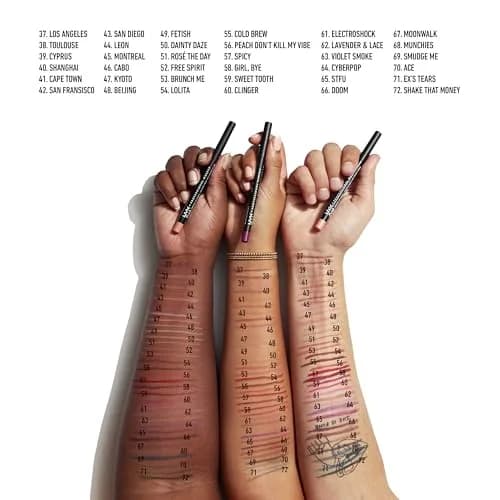 NYX PROFESSIONAL MAKEUP Suede Matte Lip Liner 0.04oz | Velvety, Long-Lasting, Vegan & Cruelty-Free thumbnail 5