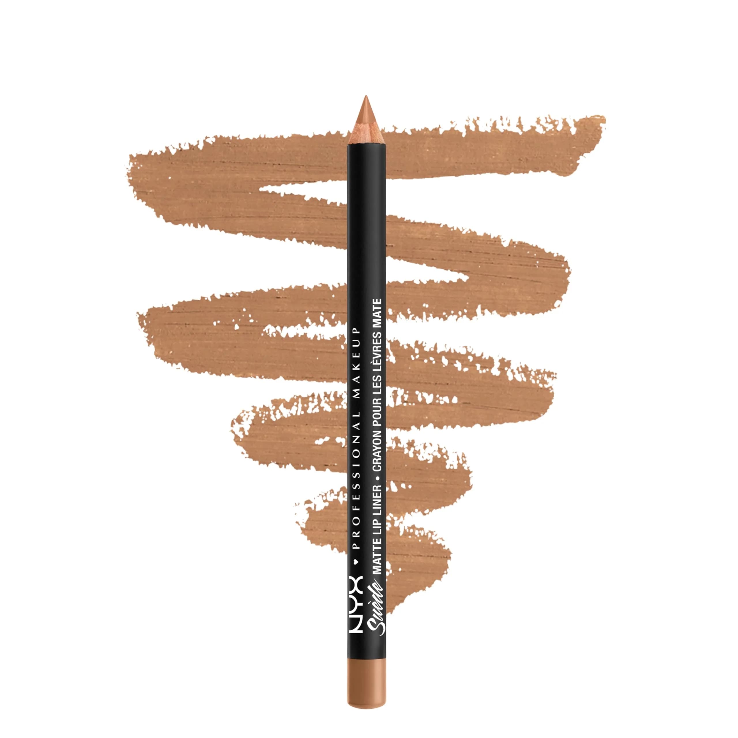 NYX PROFESSIONAL MAKEUP Suede Matte Lip Liner 0.04oz | Velvety, Long-Lasting, Vegan & Cruelty-Free - main product image