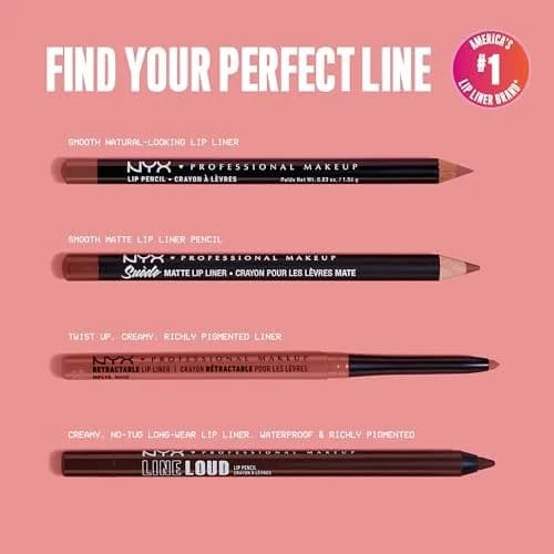 NYX PROFESSIONAL MAKEUP Suede Matte Lip Liner 0.04oz | Velvety, Long-Lasting, Vegan & Cruelty-Free thumbnail 9