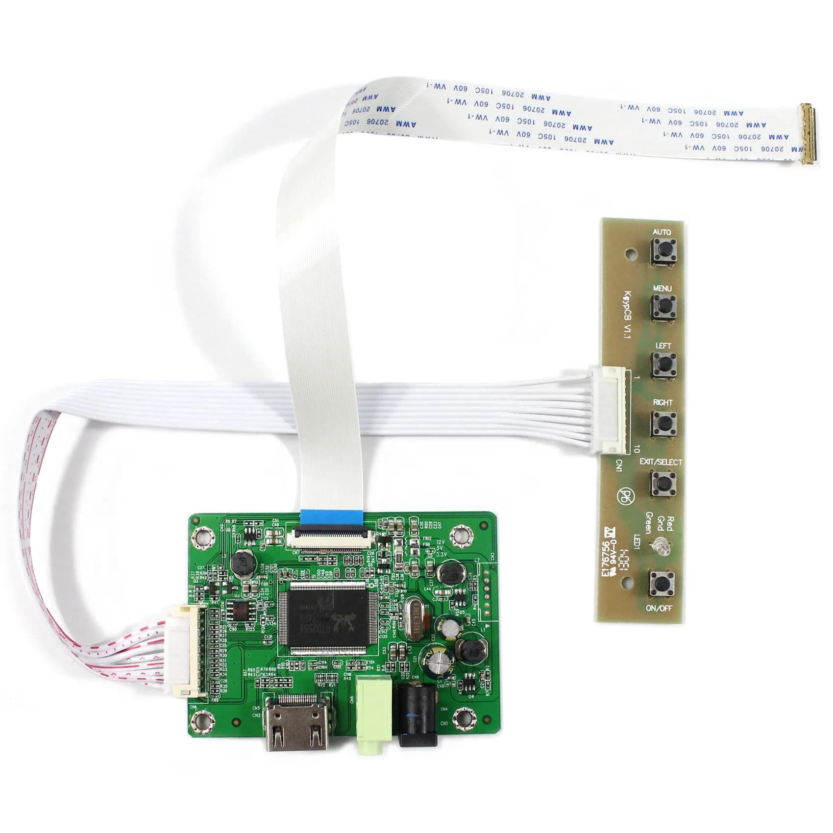 LCDBOARD HD Controller Driver Board for 11.6"-17.3" 1920x1080 30-Pin eDP LCD Screens | Repurpose Laptop Screens into Monitors - main product image