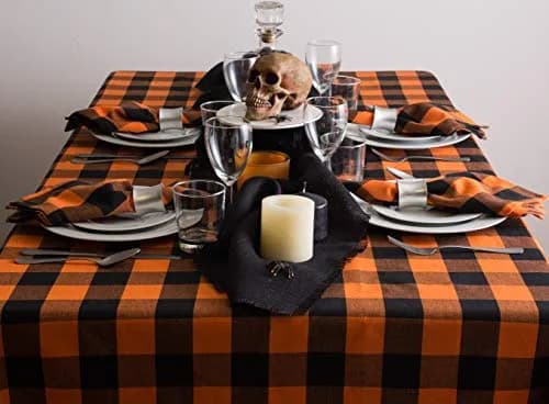 DII Jute Burlap Table Runner 15x74 inches (38x188 cm) | Solid Black thumbnail 5