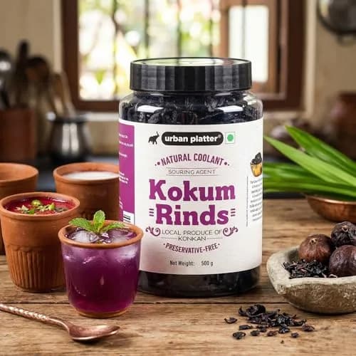 Urban Platter Dried Kokum Rinds | 17.64 Oz (500g) | Authentic Indian Spice for Curries & Beverages thumbnail 6