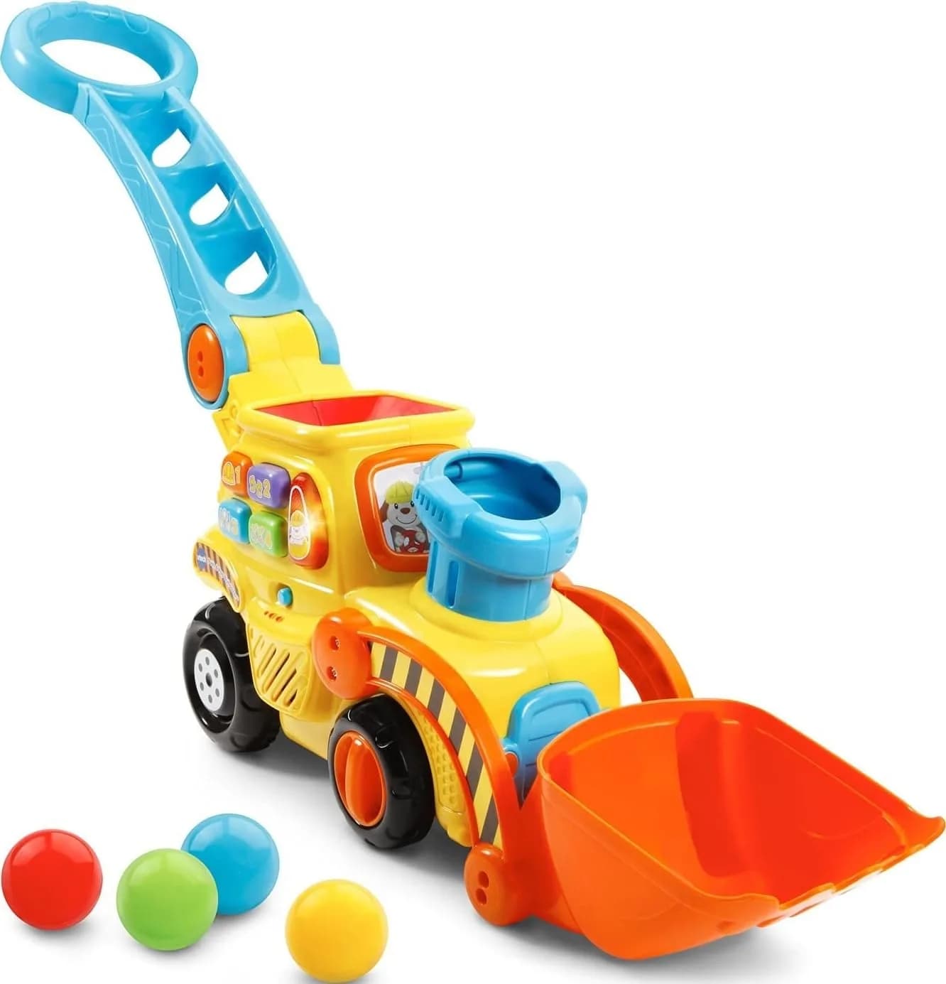 VTech Push & Pop Bulldozer | Motor Skills & Color Learning Toy for Toddlers - main product image
