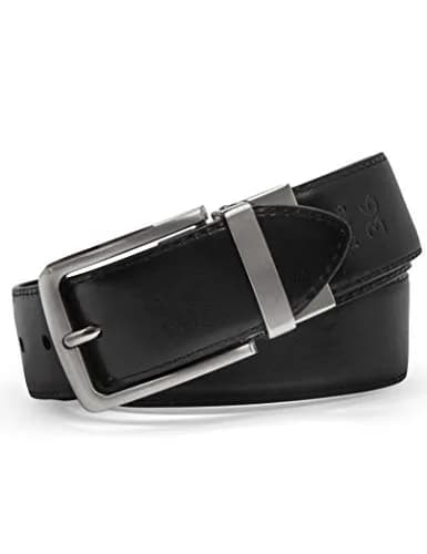 Steve Madden Reversible Men's Dress Casual Leather Belt, 32 | Versatile & Fashionable thumbnail 3