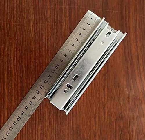 Btibpse 6 Inch Full Extension Drawer Slides Telescopic Ball Bearing Slide Rail 1 Pair (15.24 cm / 6 inch) thumbnail 3