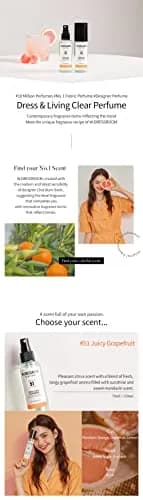 W.Dressroom No.51 Juicy Grapefruit & Living Clear Perfume 70ml | Alcohol-Free Fabric & Room Mist thumbnail 3