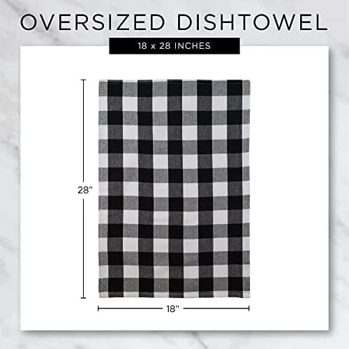 DII Christmas Kitchen Towel Set, Floral Tea Towels for Baking, Cleaning, Entertainment & Cooking, 18x28, Woodland Holiday, 2 Piece thumbnail 7