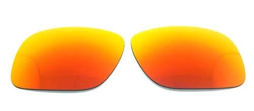 NicelyFit Fire Red Mirror Polarized Replacement Lenses for Oakley Holbrook | 156 g (5.5 oz) thumbnail 2