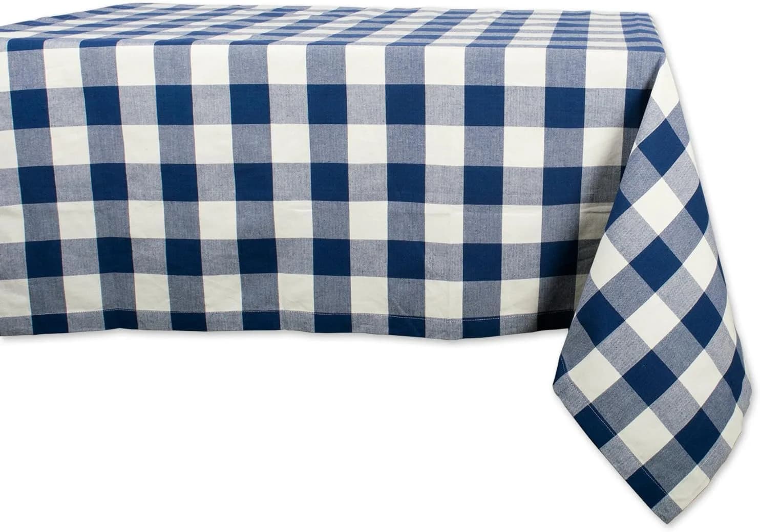 DII Buffalo Check Classic Farmhouse Tablecloth 152cm x 203cm (60"x84") | Durable 100% Cotton for Dining & Kitchen - main product image