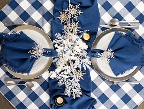 DII Buffalo Check Classic Farmhouse Tablecloth 152cm x 203cm (60"x84") | Durable 100% Cotton for Dining & Kitchen thumbnail 4