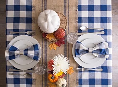 DII Buffalo Check Classic Farmhouse Tablecloth 152cm x 203cm (60"x84") | Durable 100% Cotton for Dining & Kitchen thumbnail 2