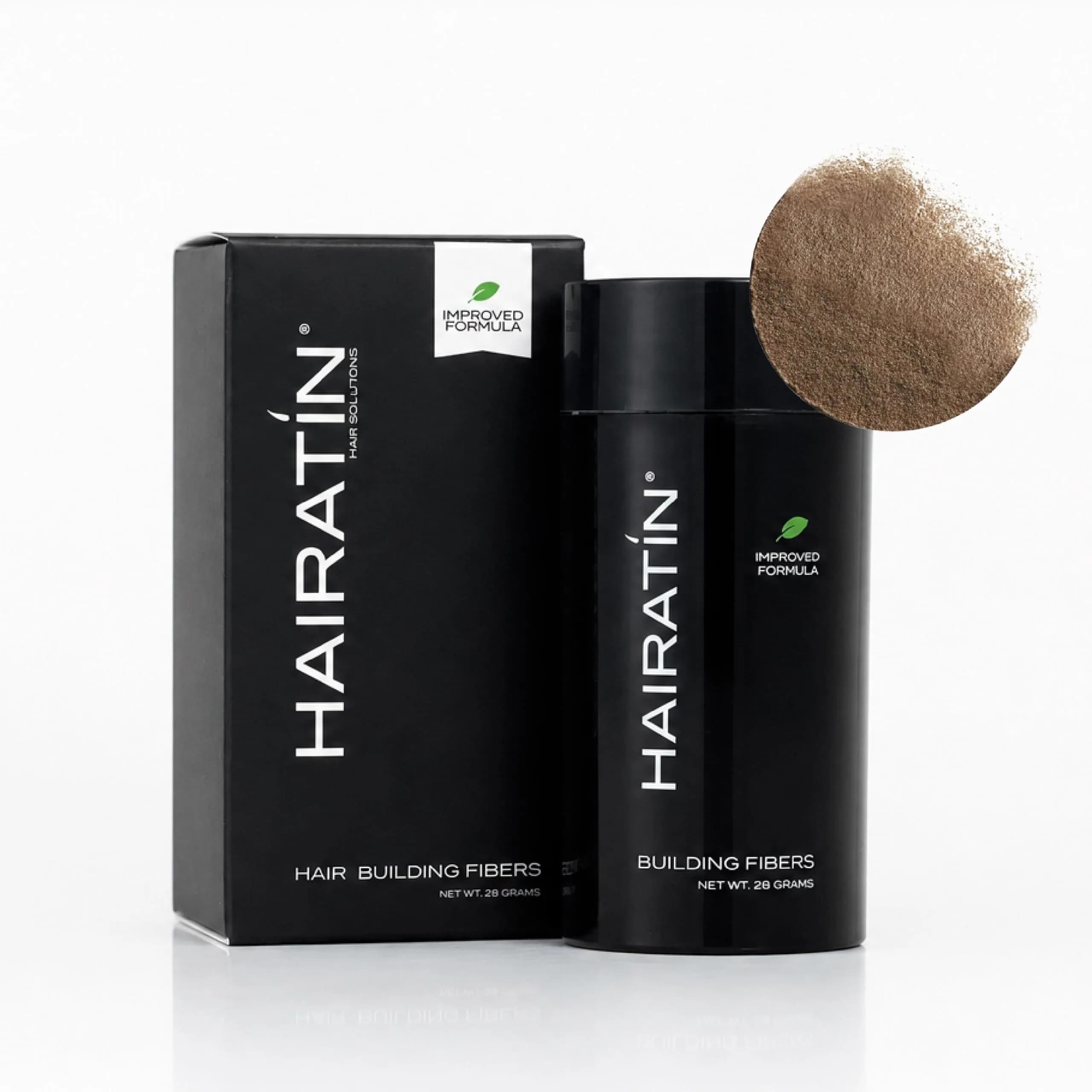 HAIRATIN BY RE-EVOLUTION Hairatin Premium Hair Fibers - Light Brown | Natural-Looking Fuller Hair in Seconds
