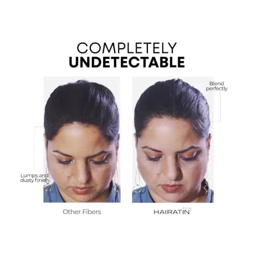 HAIRATIN BY RE-EVOLUTION Hairatin Premium Hair Fibers - Light Brown | Natural-Looking Fuller Hair in Seconds thumbnail 8
