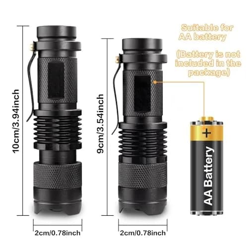 WAYLLSHINE 1-Mode Red LED Flashlight 9cm (3.5in) | Astronomy & Wildlife Observation thumbnail 4