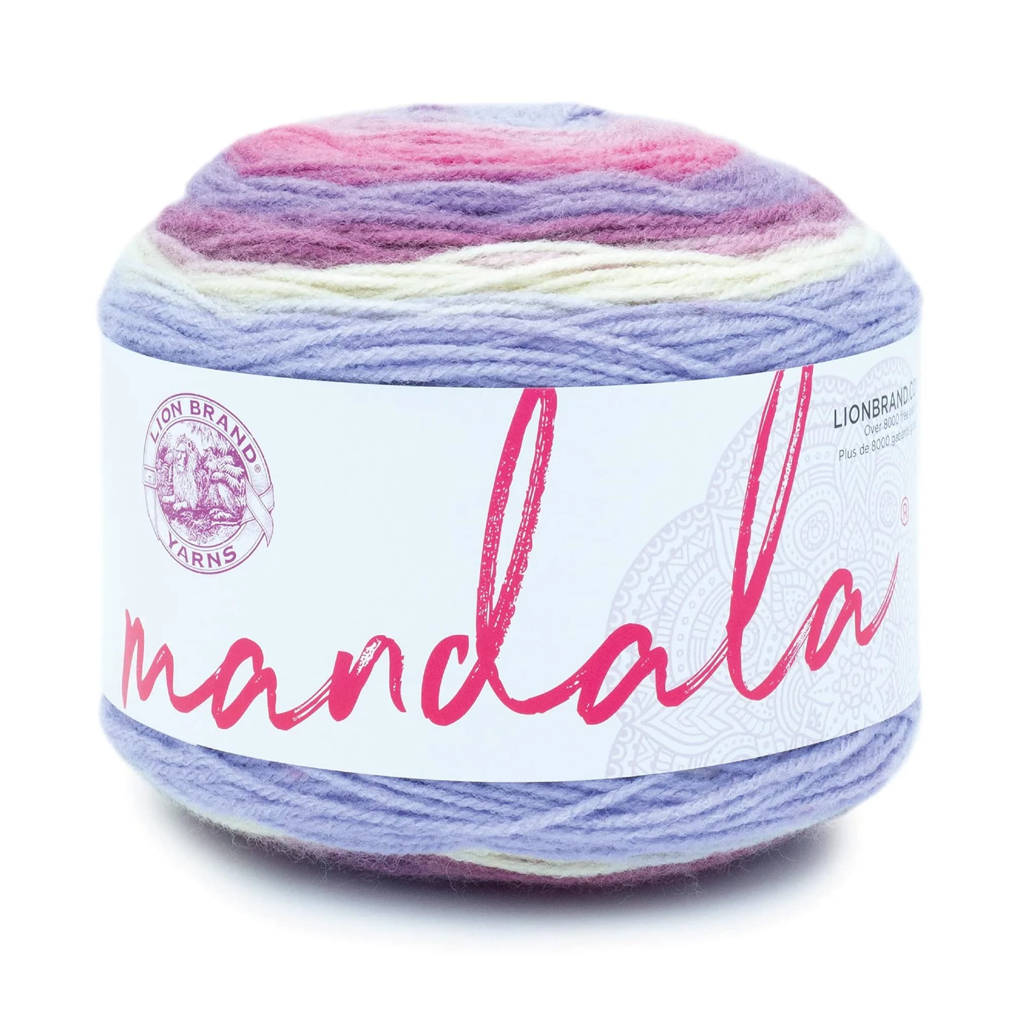 Lion Brand Yarn Mandala DK Crochet Yarn Wood Nymph Multicolor 540m (590yd) | CYC #3 Light Acrylic - main product image