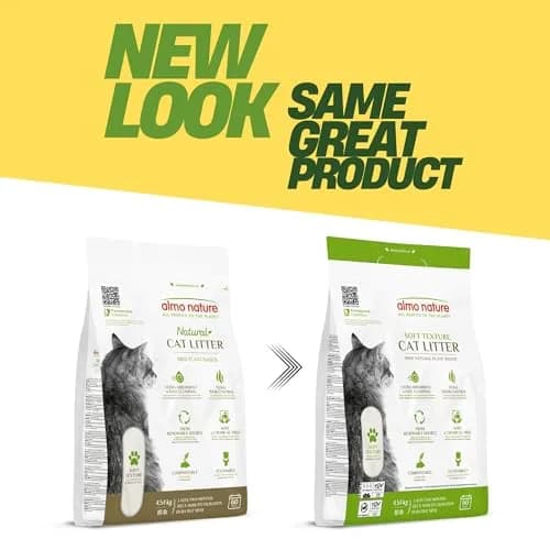 Almo Nature Soft Texture Cat Litter 2.27 kg (5 lb) | Plant-Based Clumping Odor Control thumbnail 7