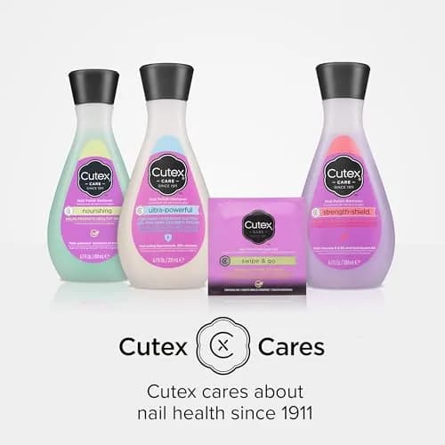 Cutex Strength Shield Nail Polish Remover 200ml (6.7 Fl Oz) | Fast Acting & Healthy Nails thumbnail 7