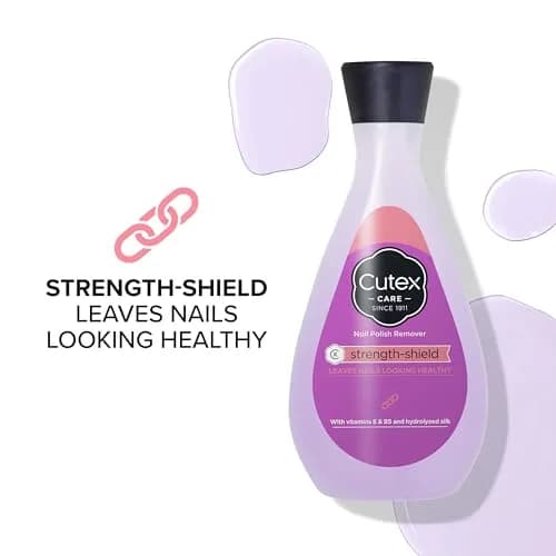 Cutex Strength Shield Nail Polish Remover 200ml (6.7 Fl Oz) | Fast Acting & Healthy Nails thumbnail 3