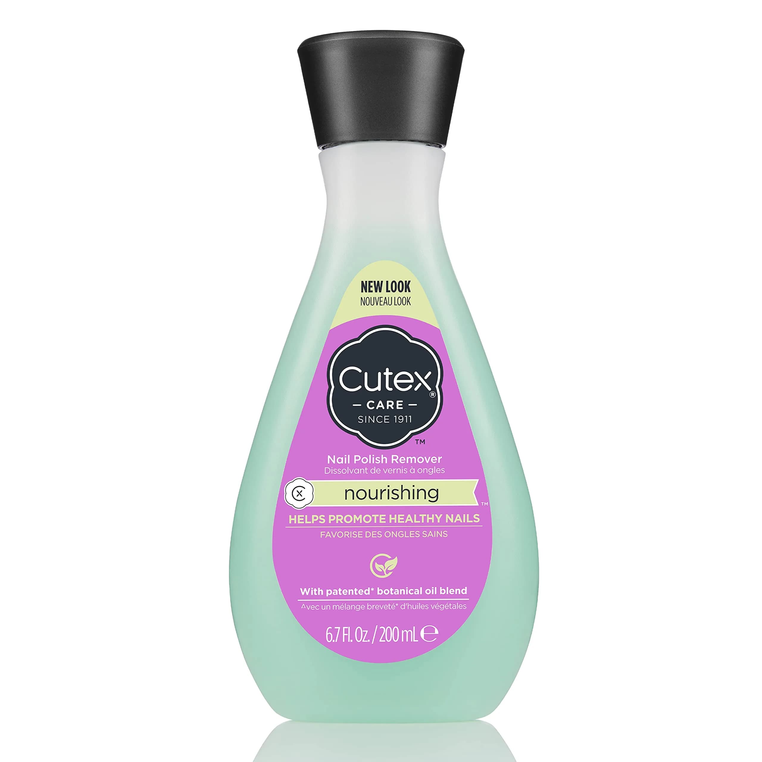 Cutex Nourishing Nail Polish Remover 200ml (6.76 Fl Oz) | Vitamin E & Apricot Oil Enriched