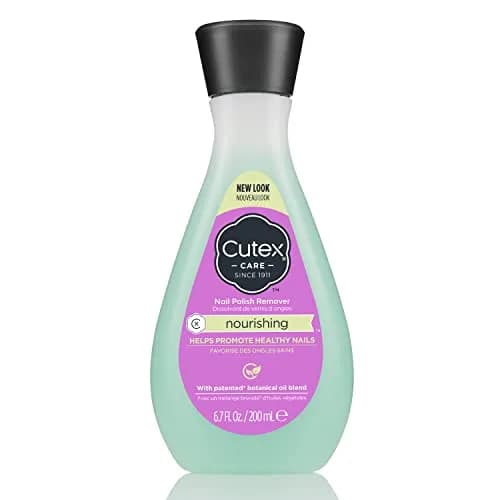 Cutex Nourishing Nail Polish Remover 200ml (6.76 Fl Oz) | Vitamin E & Apricot Oil Enriched thumbnail 1