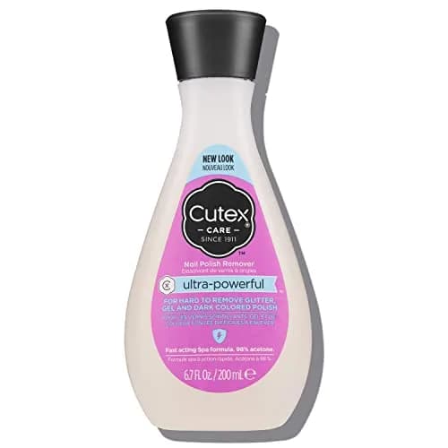 Cutex Ultra-Powerful Gel Nail Polish Remover 200ml (6.76 Fl Oz) | Removes Glitter & Dark Colors, Paraben Free thumbnail 1